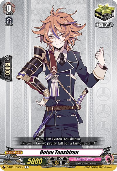 Gotou Toushirou (D-TB01/053EN) [Touken Ranbu: ONLINE 2021] | Total Play