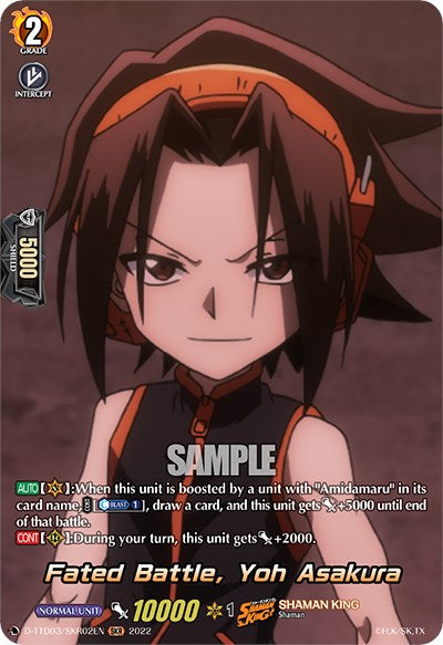 Fated Battle, Yoh Asakura (D-TTD03/SKR02EN) [Shaman King] | Total Play