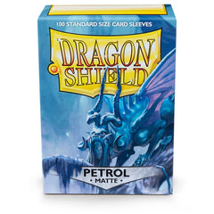 Dragon Shield: Standard 100ct Sleeves - Petrol (Matte) | Total Play