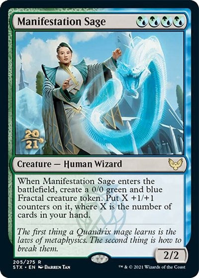 Manifestation Sage [Strixhaven: School of Mages Prerelease Promos] | Total Play