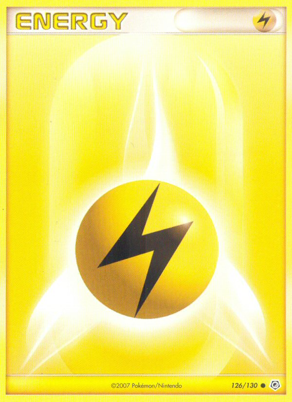 Lightning Energy (126/130) [Diamond & Pearl: Base Set] | Total Play