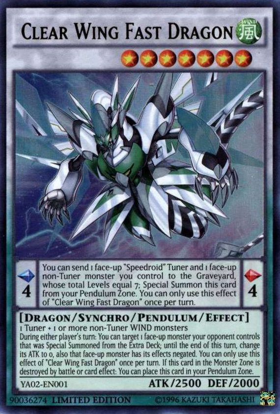 Clear Wing Fast Dragon [YA02-EN001] Ultra Rare | Total Play