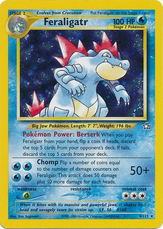 Feraligatr (4/111) [Neo Genesis Unlimited] | Total Play