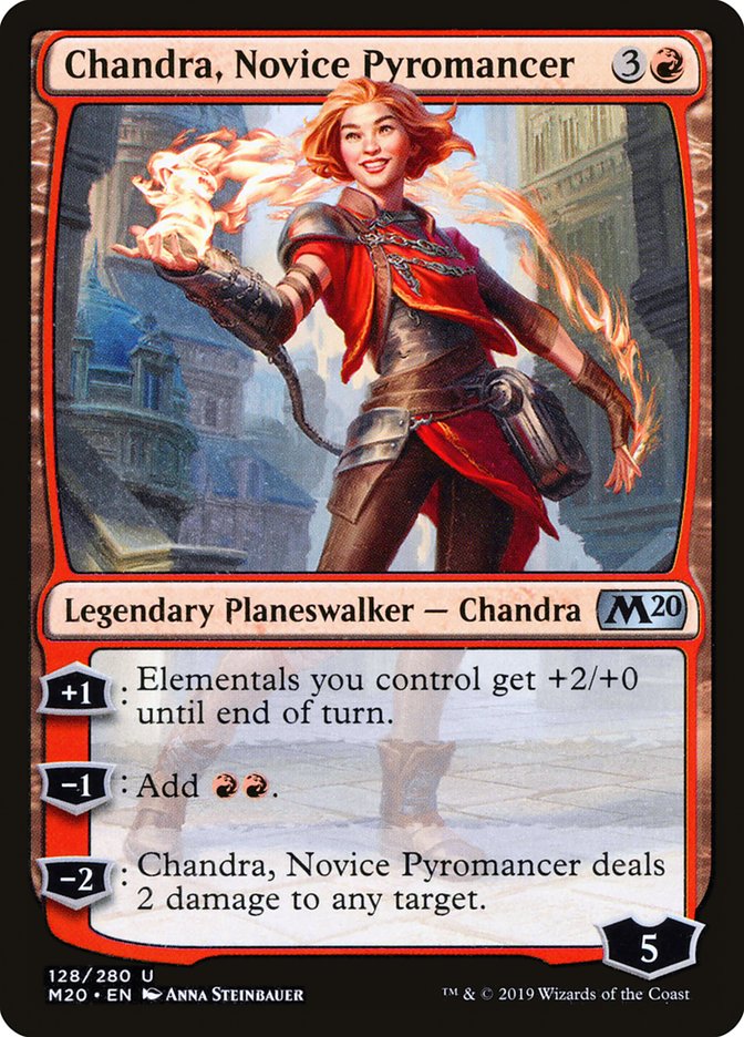 Chandra, Novice Pyromancer [Core Set 2020] | Total Play