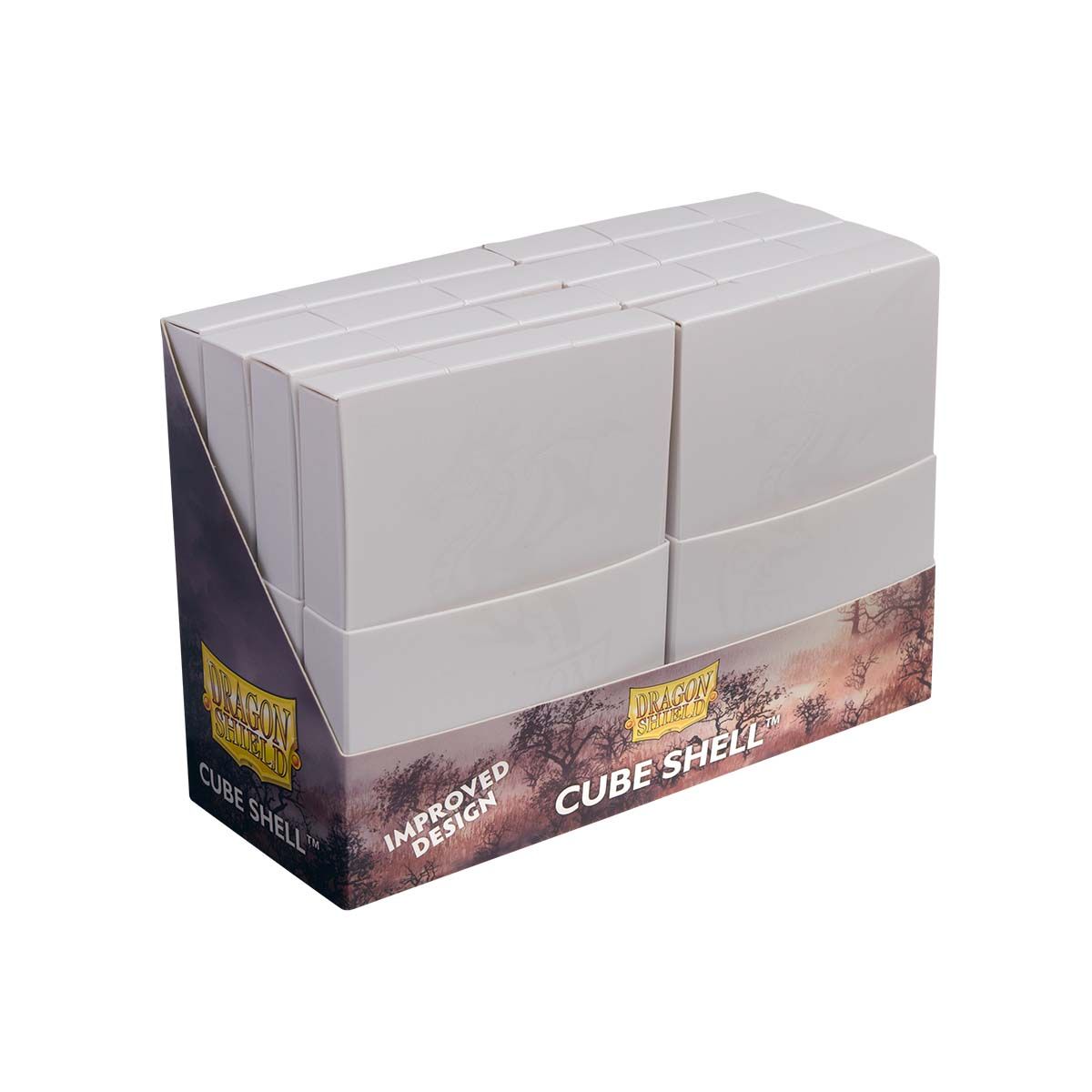 Dragon Shield: Cube Shell Display - Ashen White | Total Play