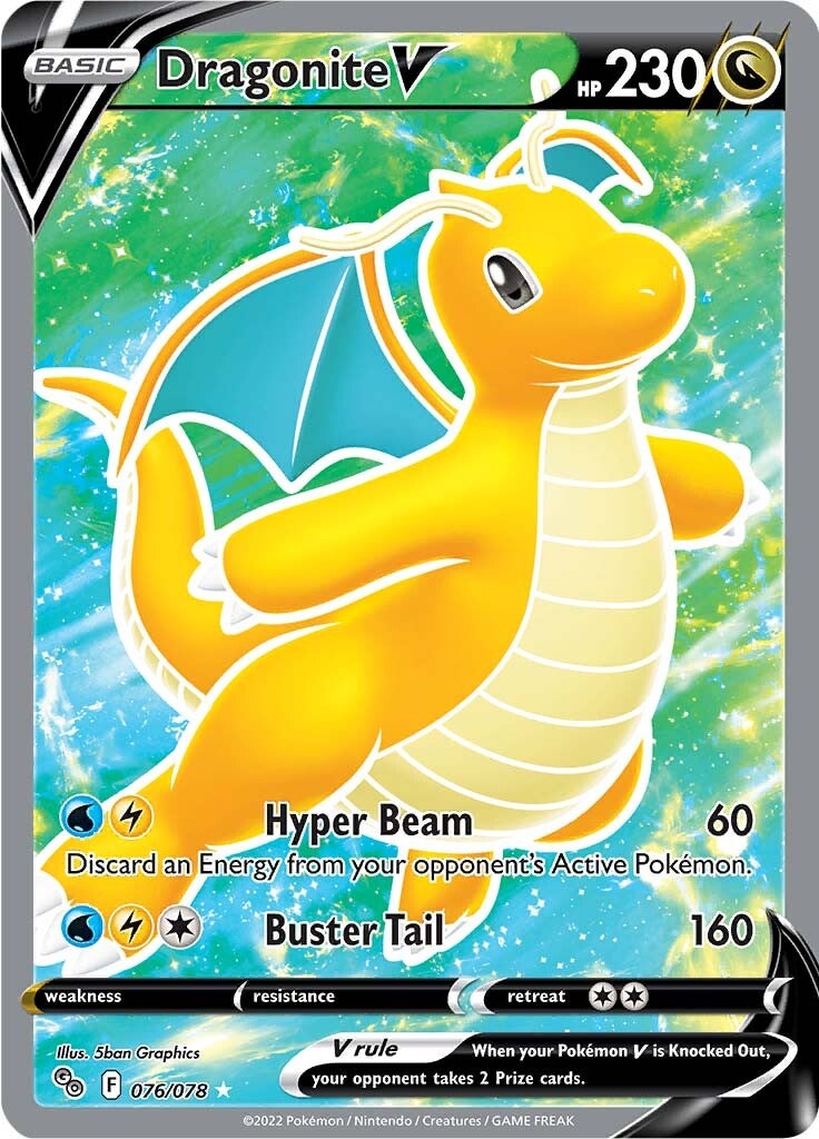 Dragonite V (076/078) [Pokémon GO] | Total Play