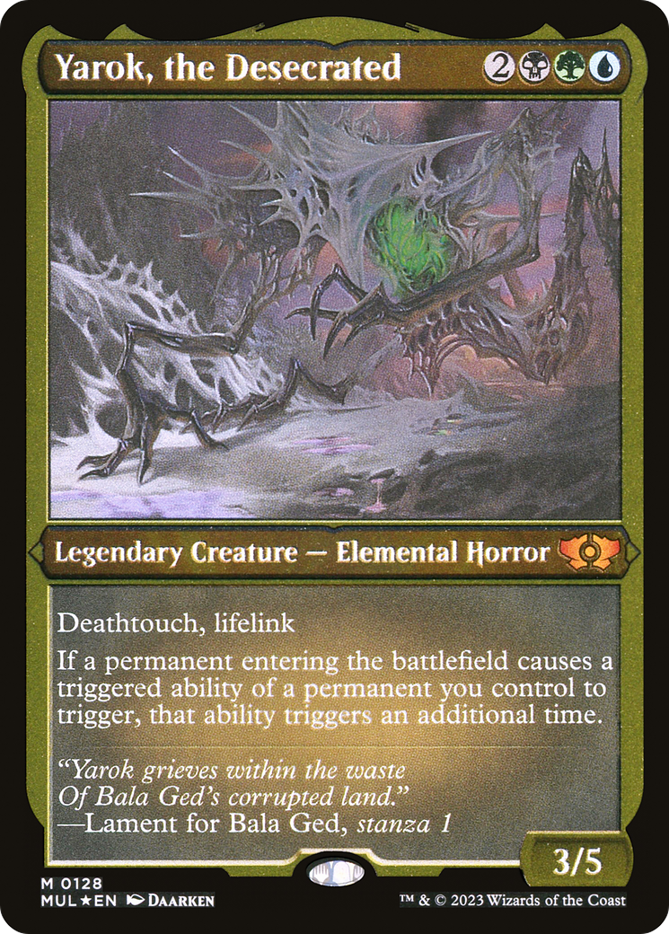 Yarok, the Desecrated (Foil Etched) [Multiverse Legends] | Total Play