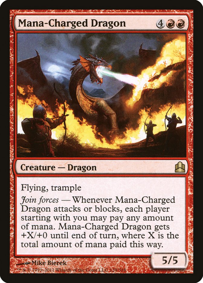 Mana-Charged Dragon [Commander 2011] | Total Play