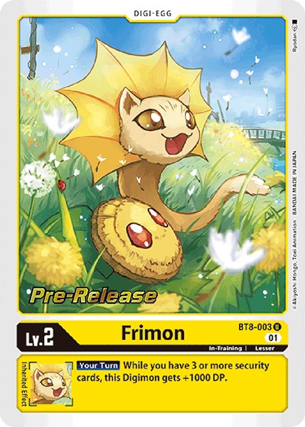 Frimon [BT8-003] [New Awakening Pre-Release Cards] | Total Play