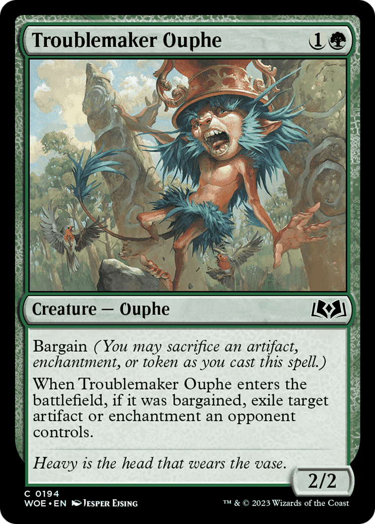 Troublemaker Ouphe [Wilds of Eldraine] | Total Play