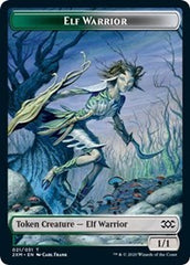 Elf Warrior // Plant Double-Sided Token [Double Masters Tokens] | Total Play