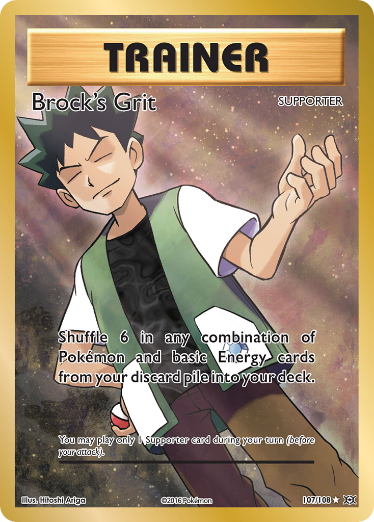 Brock's Grit (107/108) [XY: Evolutions] | Total Play