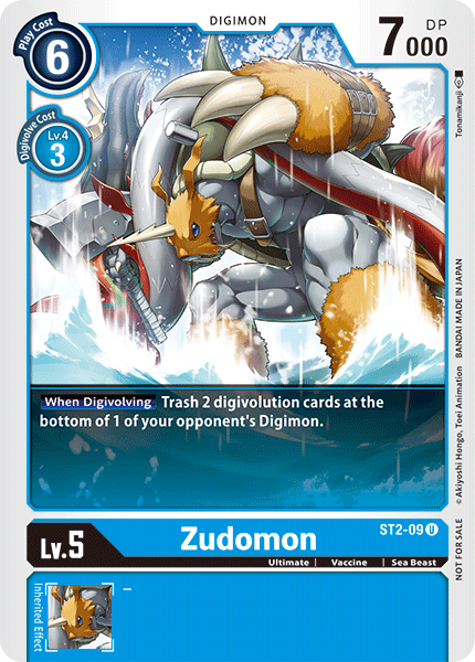 Zudomon [ST2-09] (Alternate Art) [Starter Deck: Cocytus Blue Promos] | Total Play