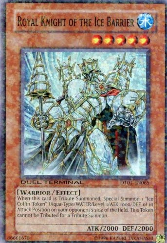 Royal Knight of the Ice Barrier [DT01-EN065] Super Rare | Total Play