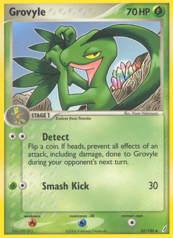 Grovyle (32/100) [EX: Crystal Guardians] | Total Play