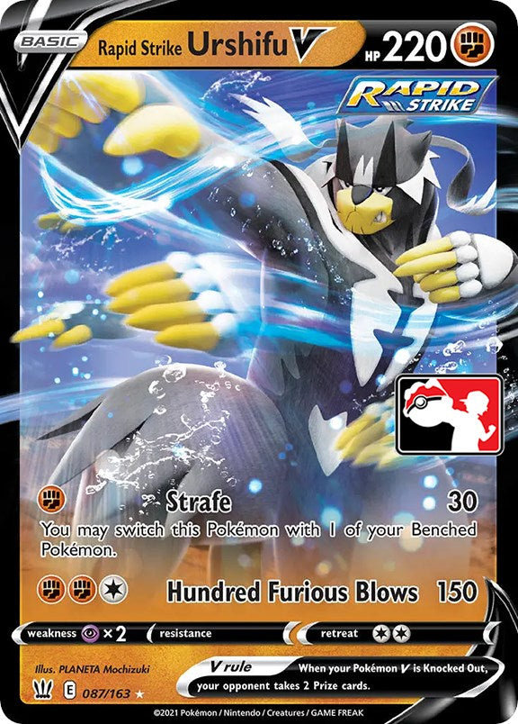 Rapid Strike Urshifu V (087/163) [Prize Pack Series One] | Total Play