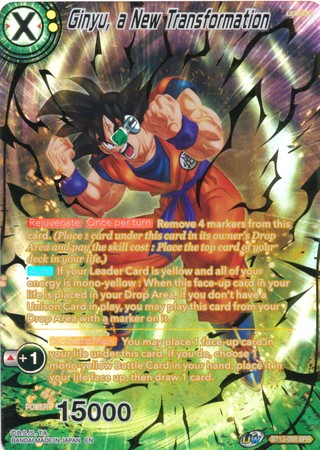 Ginyu, a New Transformation (SPR) (BT12-088) [Vicious Rejuvenation] | Total Play