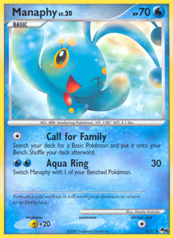 Manaphy (3/17) [POP Series 6] | Total Play
