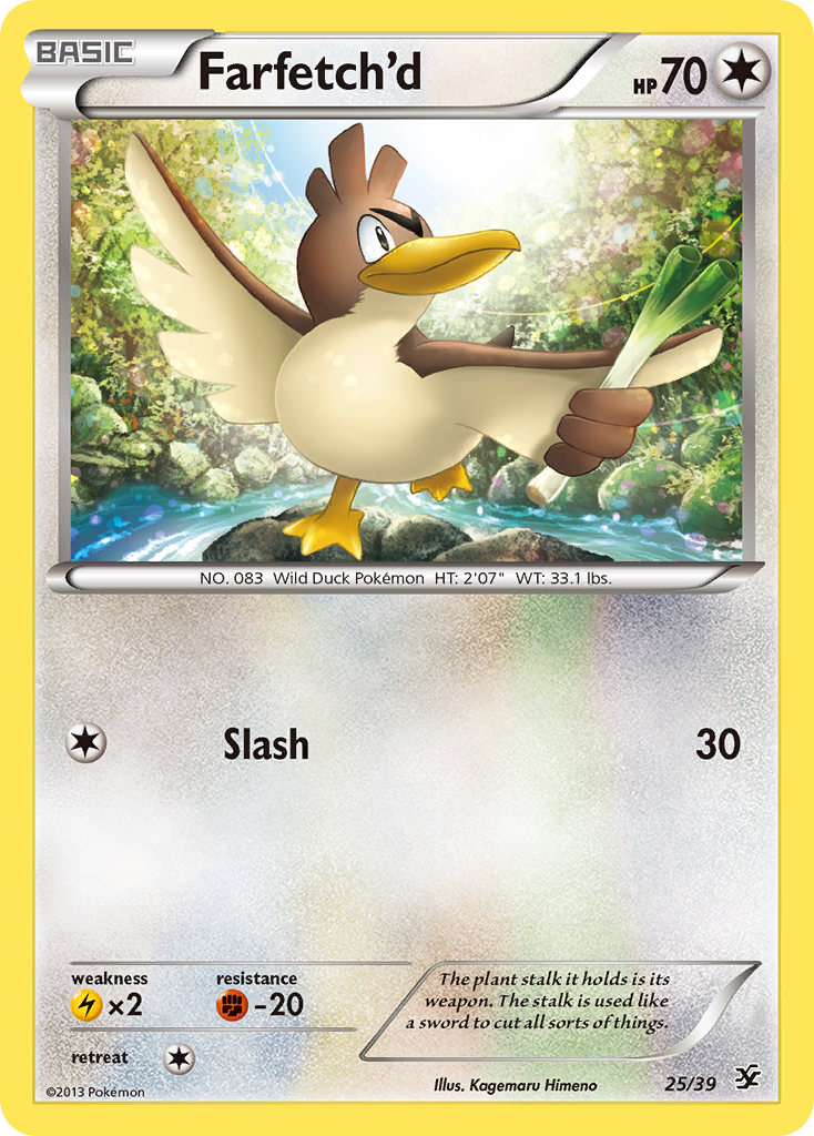 Farfetch'd (25/39) [XY: Kalos Starter Set] | Total Play