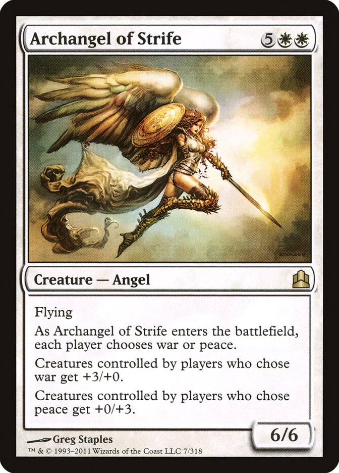 Archangel of Strife [Commander 2011] | Total Play