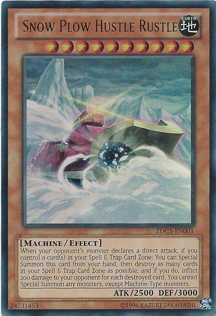 Snow Plow Hustle Rustle [ZDC1-EN001] Ultra Rare | Total Play