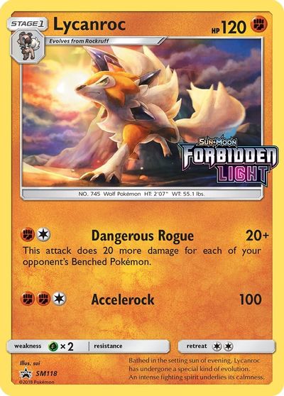 Lycanroc (SM118) (Prerelease Promo) [Sun & Moon: Black Star Promos] | Total Play