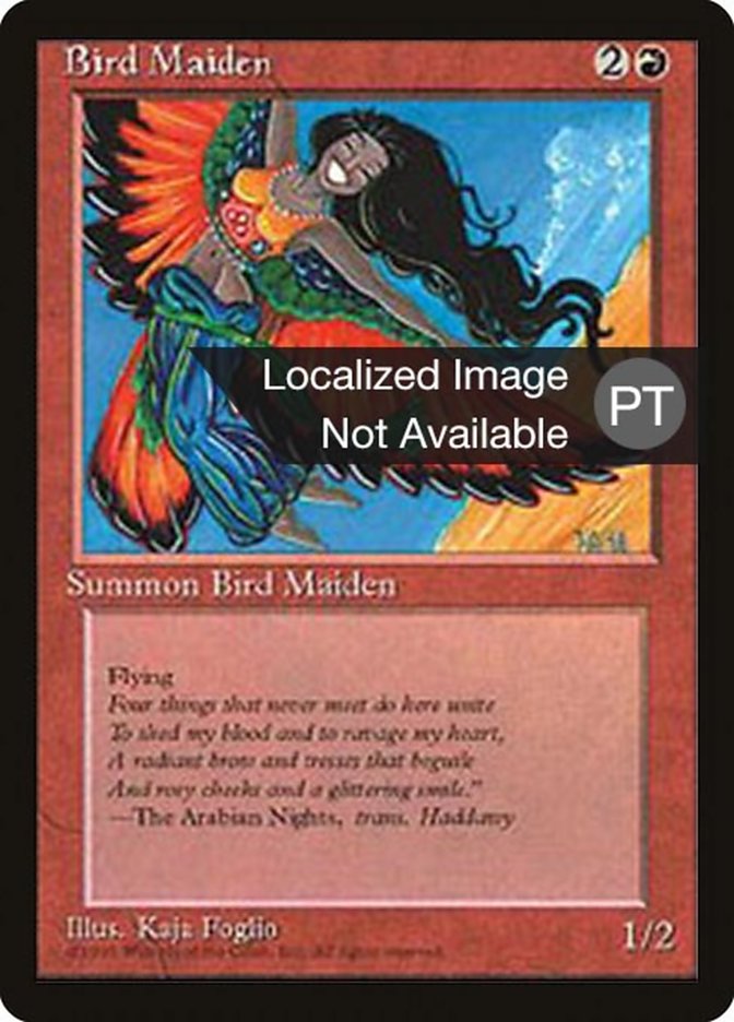 Bird Maiden [Fourth Edition (Foreign Black Border)] | Total Play