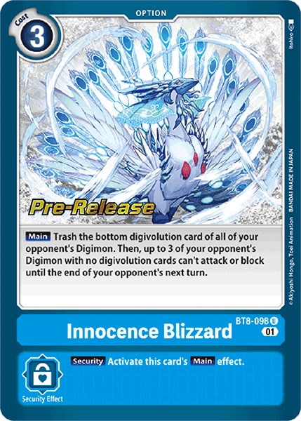 Innocence Blizzard [BT8-098] [New Awakening Pre-Release Cards] | Total Play