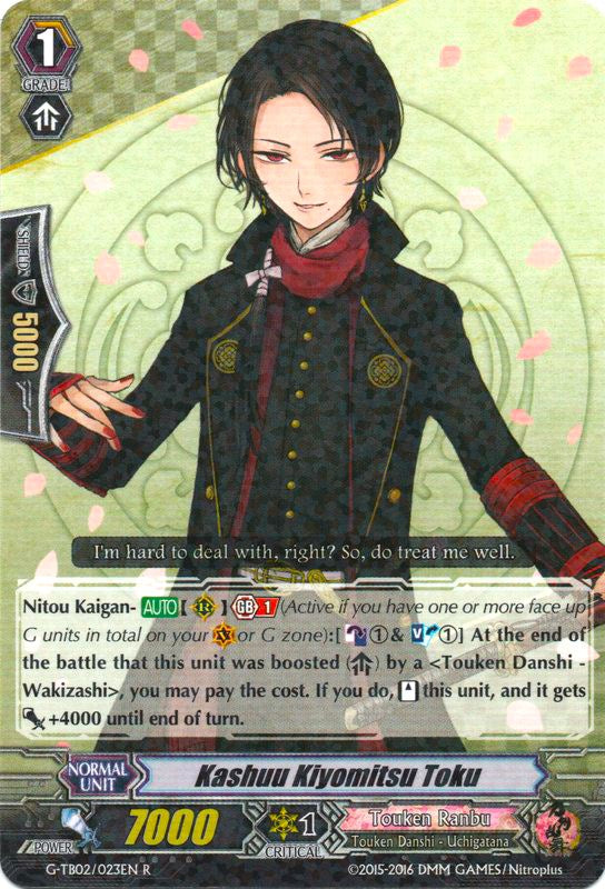 Kashuu Kiyomitsu Toku (G-TB02/023EN) [Touken Ranbu: ONLINE] | Total Play