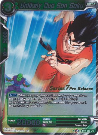 Unlikely Duo Son Goku (BT7-053_PR) [Assault of the Saiyans Prerelease Promos] | Total Play