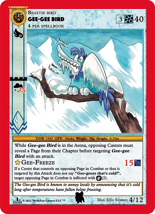 Gee-Gee Bird [Alpha Iceman Starter Deck] | Total Play