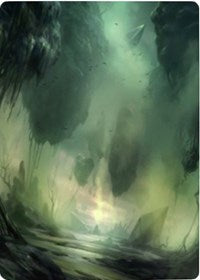 Swamp 1 Art Card [Zendikar Rising Art Series] | Total Play