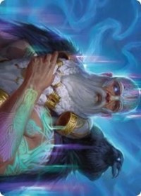 Alrund, God of the Cosmos Art Card [Kaldheim Art Series] | Total Play