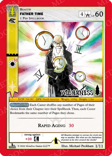 Father Time [Cryptid Nation: Wilderness First Edition Theme Deck] | Total Play