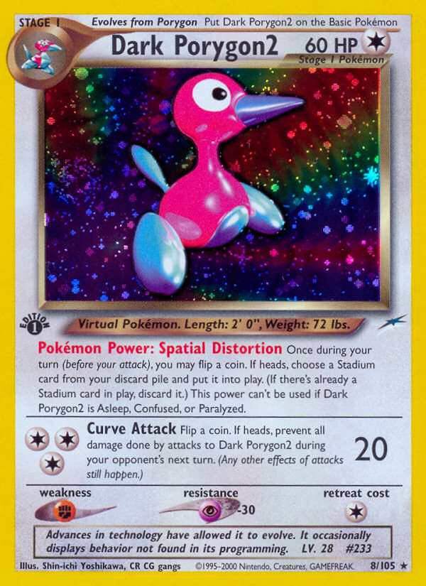 Dark Porygon2 (8/105) [Neo Destiny 1st Edition] | Total Play