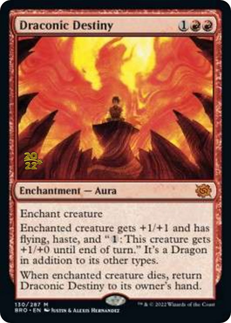 Draconic Destiny [The Brothers' War Prerelease Promos] | Total Play