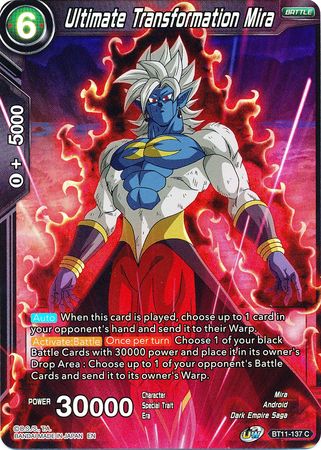 Ultimate Transformation Mira (BT11-137) [Vermilion Bloodline 2nd Edition] | Total Play