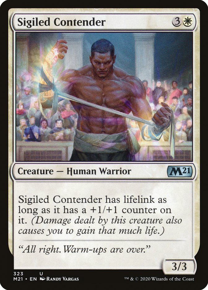 Sigiled Contender [Core Set 2021] | Total Play