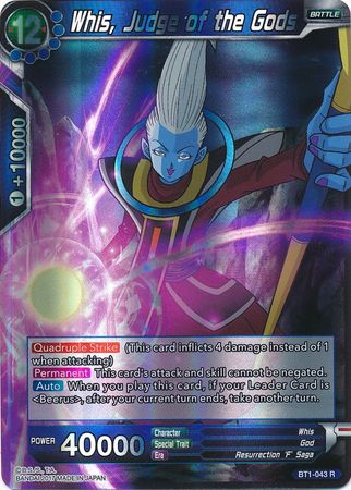 Whis, Judge of the Gods (BT1-043) [Galactic Battle] | Total Play