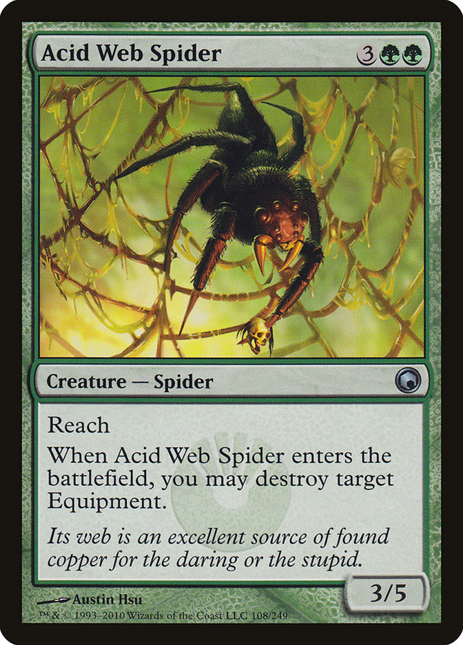 Acid Web Spider [Scars of Mirrodin] | Total Play