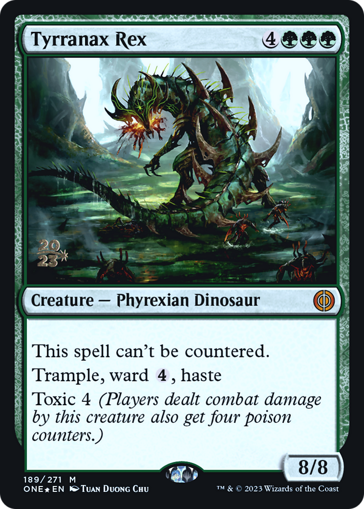 Tyrranax Rex [Phyrexia: All Will Be One Prerelease Promos] | Total Play