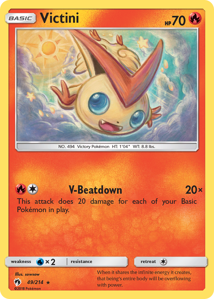 Victini (49/214) [Sun & Moon: Lost Thunder] | Total Play