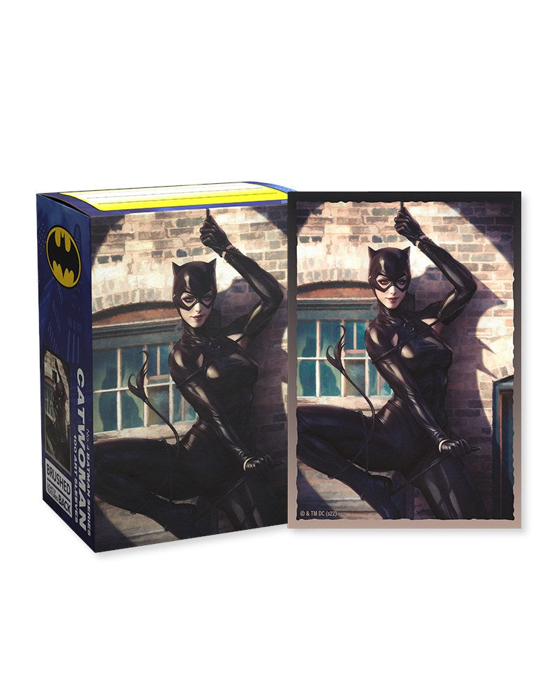 Dragon Shield: Standard 100ct Brushed Art Sleeves - Catwoman | Total Play