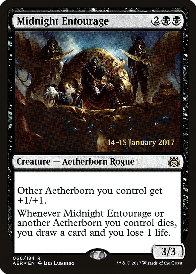 Midnight Entourage [Aether Revolt Prerelease Promos] | Total Play