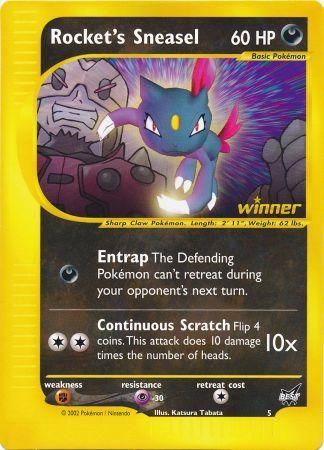 Rocket's Sneasel (5) (Jumbo Card) [Best of Promos] | Total Play