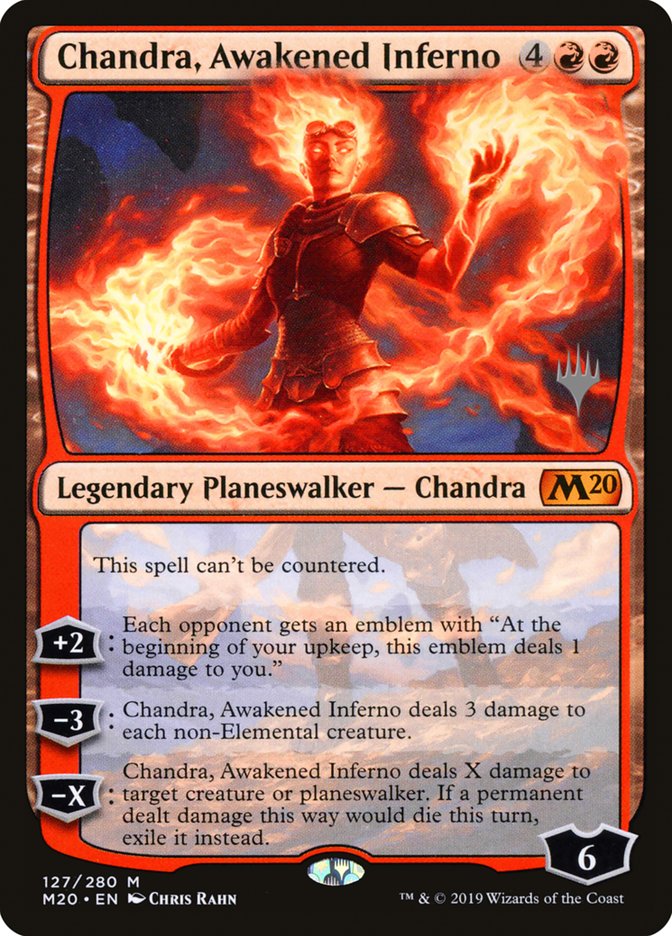 Chandra, Awakened Inferno (Promo Pack) [Core Set 2020 Promos] | Total Play