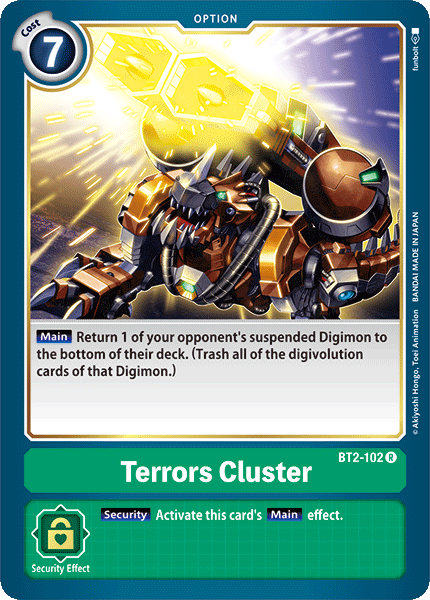 Terrors Cluster [BT2-102] [Release Special Booster Ver.1.0] | Total Play