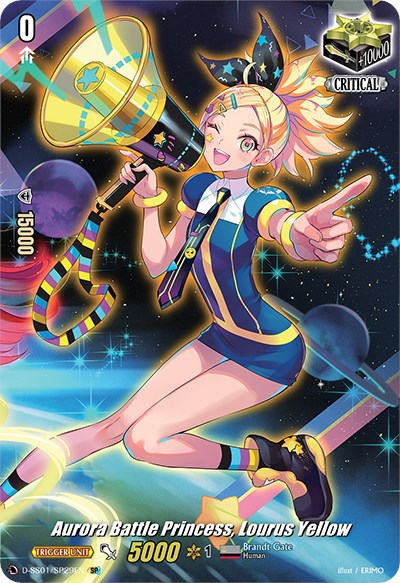 Aurora Battle Princess, Lourus Yellow (D-SS01/SP29EN) [Festival Collection 2021] | Total Play