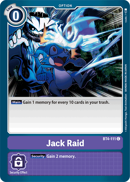 Jack Raid [BT4-111] [Great Legend] | Total Play