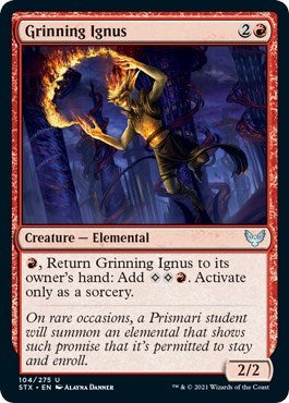 Grinning Ignus [Strixhaven: School of Mages] | Total Play
